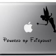 Vinyl Laptop decal - Powered by Fairy Dust
